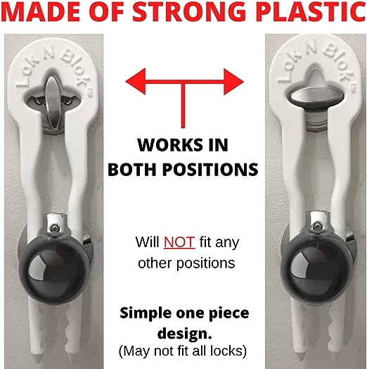 Lock and Block front door lock device